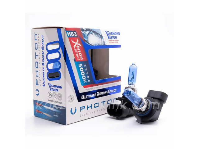 PHOT-PH5595DV 12V 9005 HB4        AMPUL 55W DİAMOND VİSİON 6000K   PHOTON 