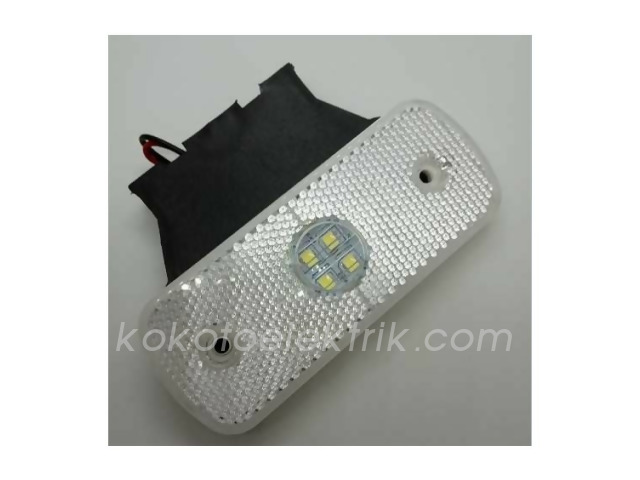 TAS-026B24 SİDE MARKER LAMBA DÜZ SARI 4 LEDLİ 