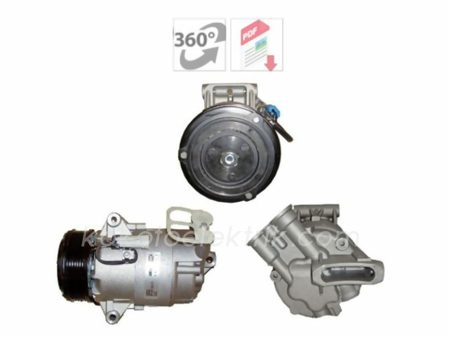 MAHLE-ACP4000S KLİMA KOMPRESÖRÜ 12V 6PK OPEL ASTRA H ZAFIRA  