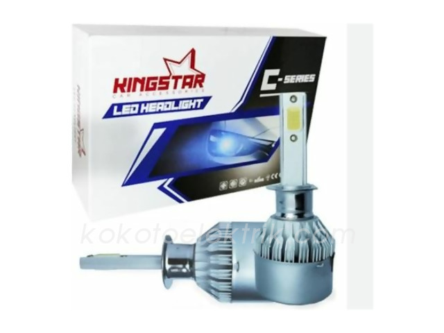 KINGSTAR-H4LED LED 12V H4 AMPUL 6000K LED BEYAZ ARKASI FANLI ICON 