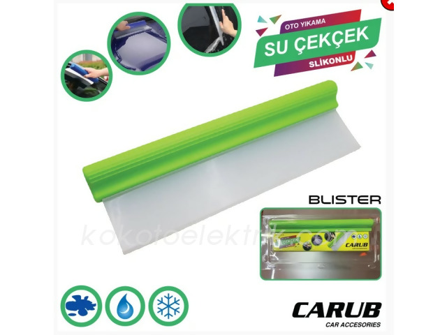 CARUB-BR0922538 OTO YIKAMA SU ÇEKÇEK SİLİKONLU 30*10 YEŞİL 
