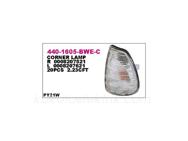 DEP-4401605LBWEC SİNYAL L SOL BEYAZ MERCEDES W123 E SERİ 76-84 