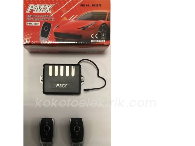 PMX-AK672 AÇMA KAPAMA SİSTEMİ KUMANDALI SUSTALI  PMX  4 TUŞLU 