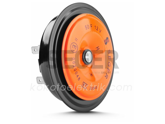 SEGER-50FI2400 DİDİT KORNA 24V İNCE SIVAMALI KÜÇÜK SEGER      02Fİ2400   50FI24000002K 