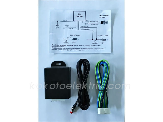 AEM-141203B SİS LAMBA ÇAKAR MODÜLÜ 8 MODLU  AD 