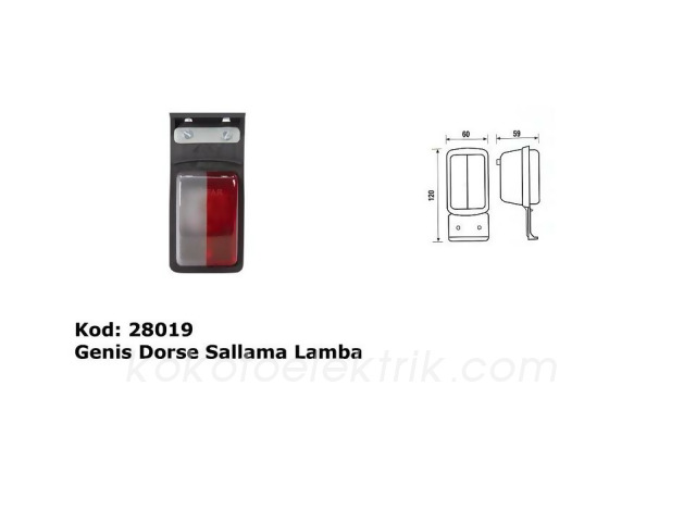 ASFAR-28019 YAN SALLAMA LAMBA  KIRMIZI BEYAZ  ASFAR   SABA 3006-M003 İLE 