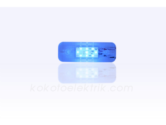 BAD-207D SİDE MARKER 9 LEDLİ ŞEFFAF 