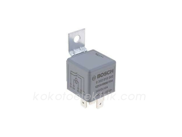 BOS-0332015002 ROLE 24V 5 FİŞLİ 87B PLASTİK SAPLI GRİ 