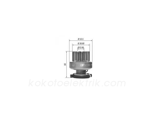 BOS-1006209824 MARŞ DİŞLİ{FORD TRANSİT V184 YM} 12D BOSCH TİP 1*824 1*210146     F53667       Z1642    