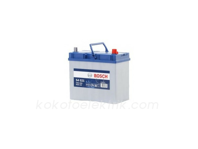 BOS-0092S40380 AKÜ 12V 45A DAR İNCE TERS       