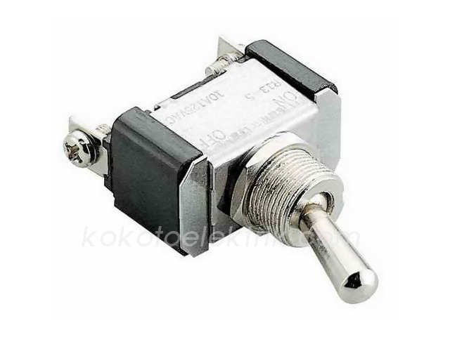 CCS-122013 TEKLİ ÇITÇIT ANAHTAR ON OFF 2 FİŞLİ METAL 