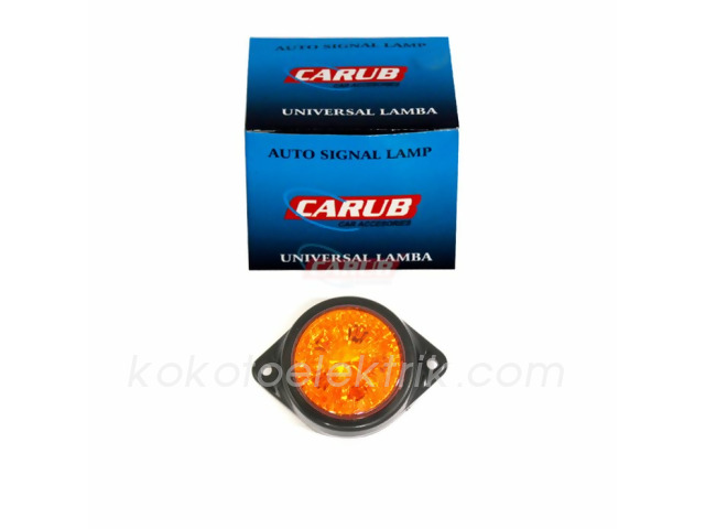 CARUB-BR4303875 MARKER LAMBA LEDLİ 12V YUVARLAK SARI      4303875  HY089 