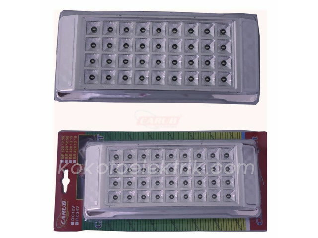 CARUB-BR4281255 TAVAN LAMBA 24V 36 LEDLİ DİKDÖRGEN BEYAZ 