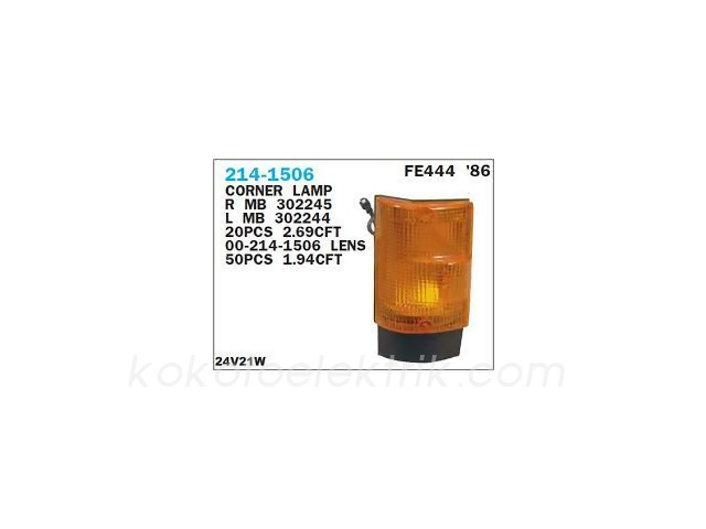 DEP-2141506R SİNYAL LAMBA SAĞ R MİTSUBİSHİ CANTER 449 EM SARI 