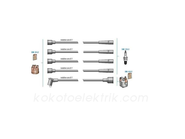 DODU-7710 BUJİ KABLO SETİ TOFAŞ DODUCO 