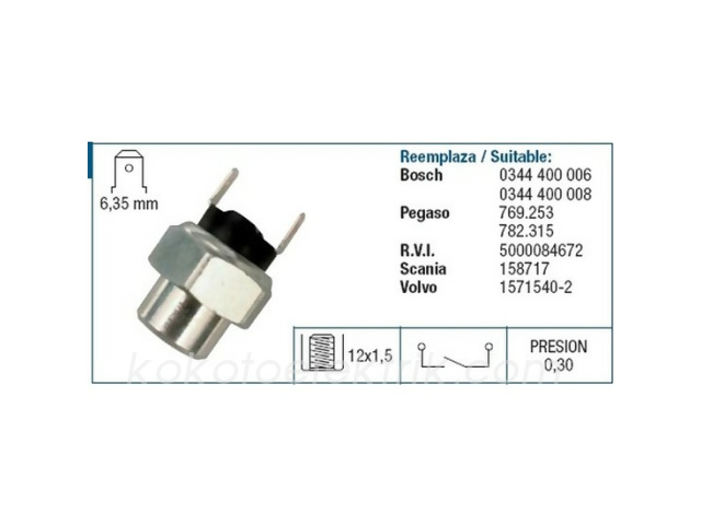 FAE-27010 FREN MÜŞÜRÜ HAVALI İÇTEN DİŞLİ MAN MERCEDES            BAS-DEVREDE   