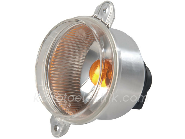 FARB-12830 SİNYAL LAMBA  YUVARLAK ŞEFFAF BEYAZ FORD CARGO 1835 1838         12824-12830   2 BAĞLANTI  