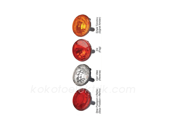 FARB-12806 STOP LAMBA YUVARLAK OTAKAR TEMSA ISUZU  13065 