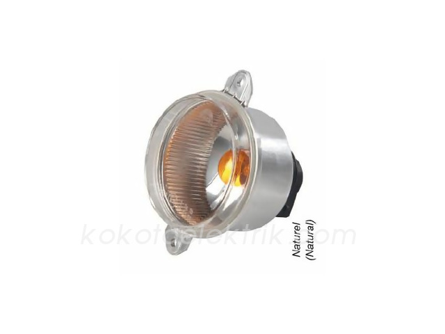 FARB-12830 SİNYAL LAMBA  YUVARLAK ŞEFFAF BEYAZ FORD CARGO 1835 1838         12824-12830   2 BAĞLANTI  