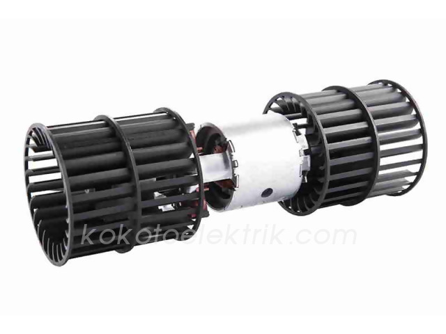 FAZ-6402025 KALORİFER MOTORU 24V BMC PROFESYONEL  ÇİFT MİLLİ  