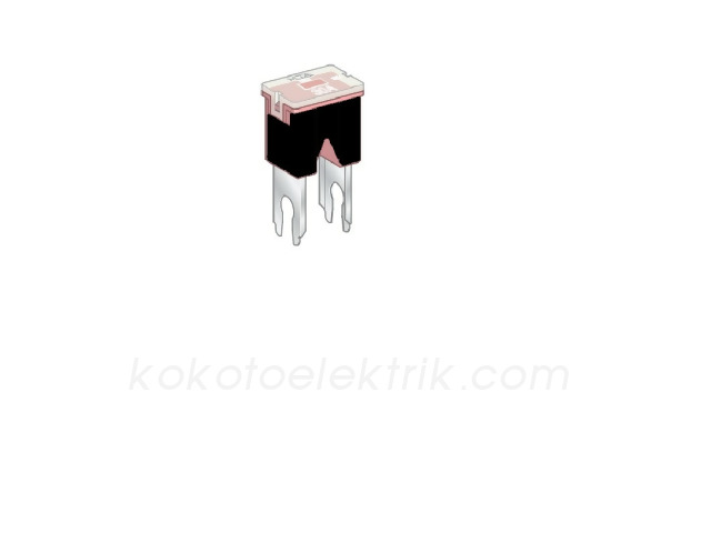 FUSE-4080 JAPON SİGORTA ERKEK DÜZ AYAKLI   80A  AÇIK     ---SİYAH----BLACK------  