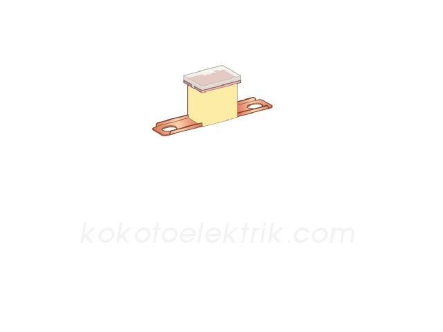 FUSE-39120 JAPON SİGORTA ERKEK UZUN YAN AYAKLI 120A   ---KREM------  ---- 