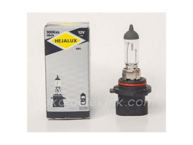 HEJ-29006XS 12V 9006XS  HB4A AMPUL 65W  DÜZ      SOKETLİ    HEJALUX 