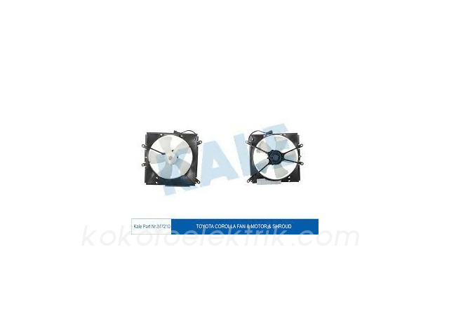 KALE-347210 FAN MOTORU 12V TOYOTA CORALLA DAVLUNBAZLI  