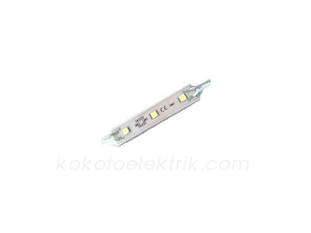 LED-5050B24 PARMAK LED 24V BEYAZ    3 CİPLİ  AD MODÜL LED 5050 