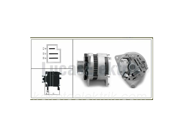 LUC-61920158 ALTERNATÖR 12V LUCAS TİP BMC FATİH KASNAKLI 