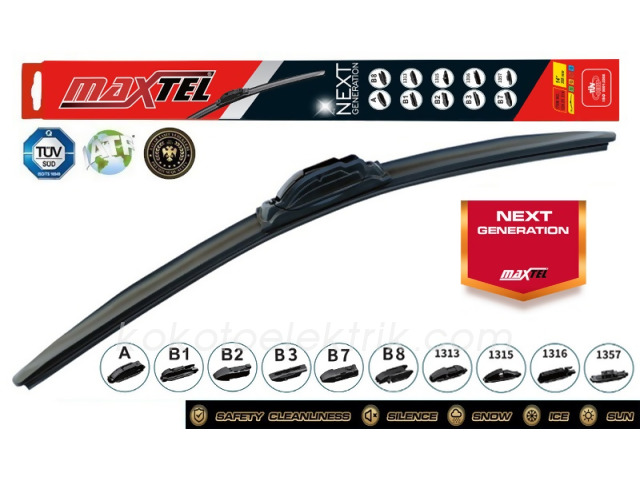 MAXTEL-12401516 SİLGİ SÜPÜRGESİ 40CM-----------{16-------} MAXTEL MUZ TİP 10 APARATLI YENİ NESİL 