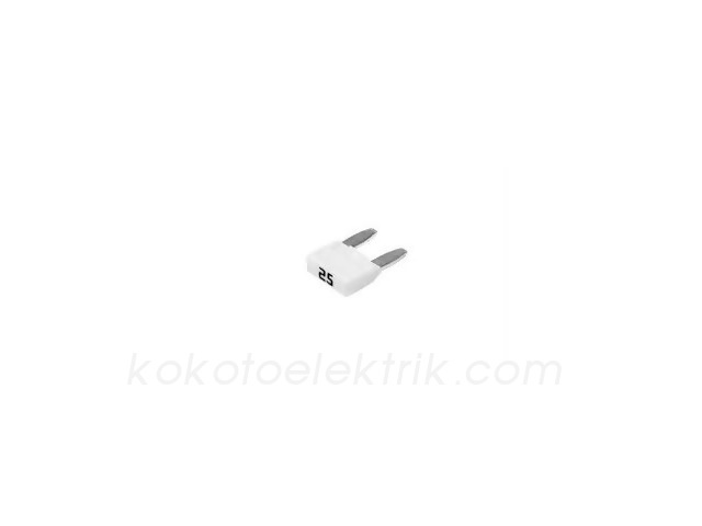 MTA-0600160 BIÇAK SİGORTA  MİNİ 25A  MTA    FN00025100 