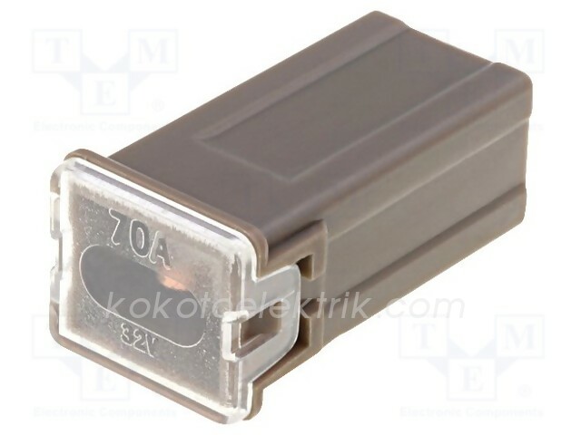 MTA-0474070 JAPON SİGORTA DİŞİ MİNİ AYAKSIZ  70A   --KAHVERENGİ--BROWN- 