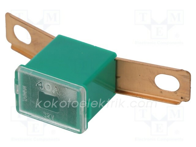 MTA-0472040 JAPON SİGORTA YAN AYAKLI UZUN  40A   MTA---YEŞİL----GREN------0472040 