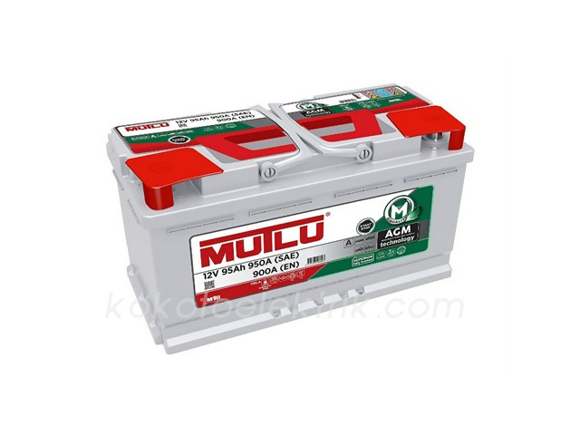 MUT-12V95AAGM AKÜ 12V 95A START STOP      AGM TOFAŞ FİAT MUTLU 