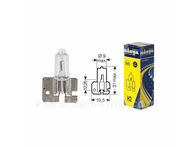 NARVA-48420 12V H2        AMPUL                 NARVA 