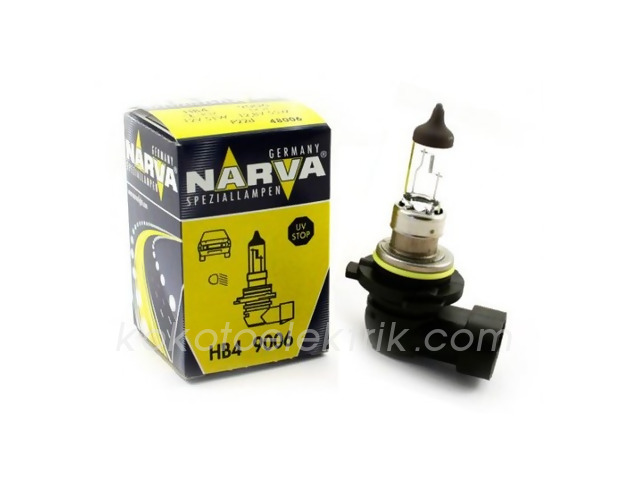 NARVA-48006 12V 9006 HB4 AMPUL 51W          SOKETLİ    NARVA 