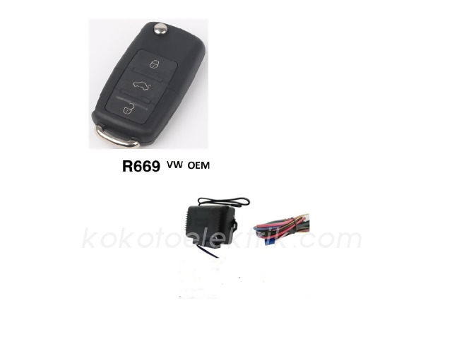 MFK-AKR669 AÇMA KAPAMA SİSTEMİ KUMANDALI SUSTALI  MFK  3 TUŞLU 