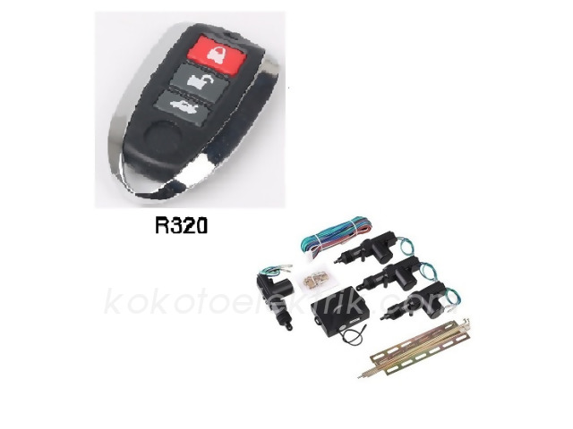 MFK-MKR320 MERKEZİ KİLİT SET KUMANDALI MFK  3 TUŞLU 