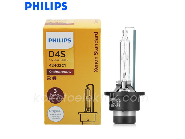 PHIL-P42402 12V D4S  4300K AMPUL                XENON BEYAZ IŞIK PHOTON PHILPS 
