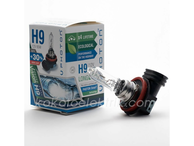 PHOT-PH5509PRLL 12V H9        AMPUL 65W %30 FAZLA IŞIK   PHOTON 