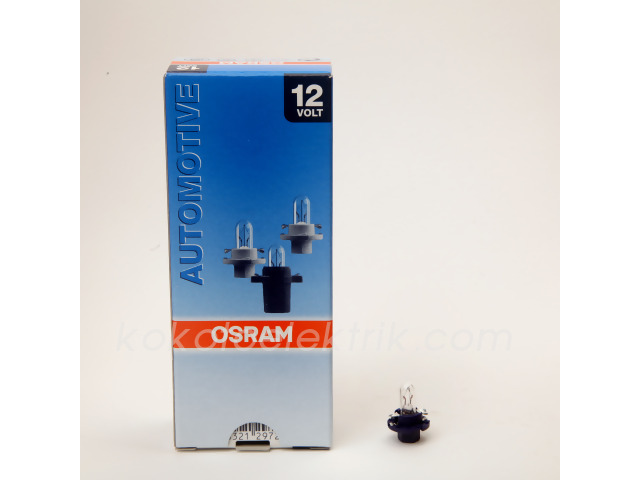OSR-2723MFX6 12V DİPSİZ AMPUL 2.3W  T5   DUYLU     MENEKŞE MAVİSİ    OSRAM 