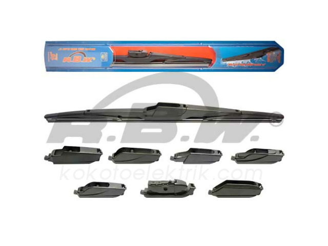 RBW-95016 SİLGİ SÜPÜRGESİ 41CM-----------{16-------} RBW ARKA PLATİK MULTI FIT  7 ADAPTÖRLÜ  