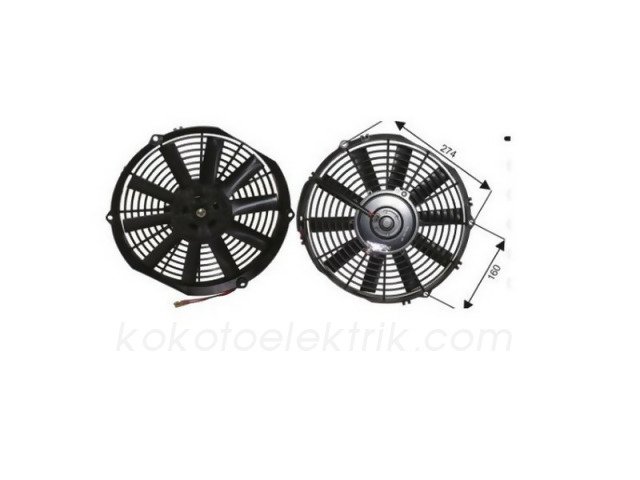 RMK-RFM1100 FAN MOTORU 12V 11 İNÇ 