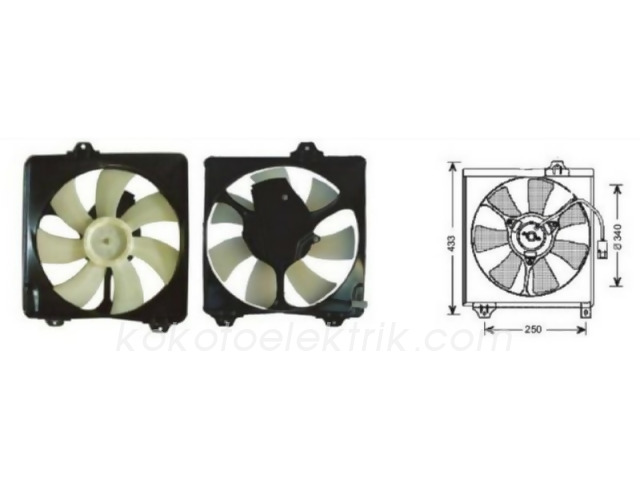 RMK-RFM1790 FAN MOTORU TOYOTA RAV IV 01-03 KLİMALI  