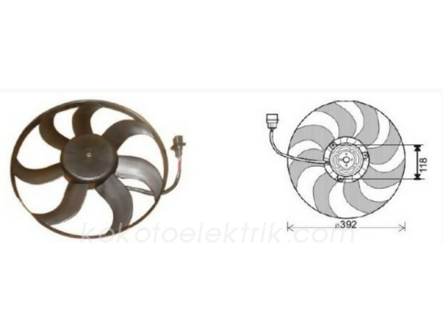 RMK-RFM1970 FAN MOTORU POLO 04-  