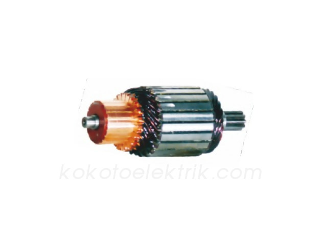 RMK-IM3102 MARŞ KOLLEKTÖRÜ -ND6- 12V NİPPONDENSO TİP B128.5 Ç49 D9 COROLLA HONDA FORKLİFT  0282006250  ND6 