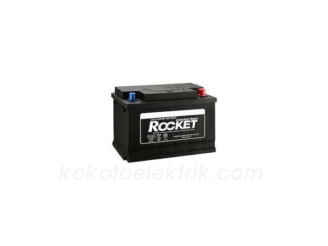ROC-56219 AKÜ 12V 62A NORMAL   ROCKET SMF56219  245X175X190 