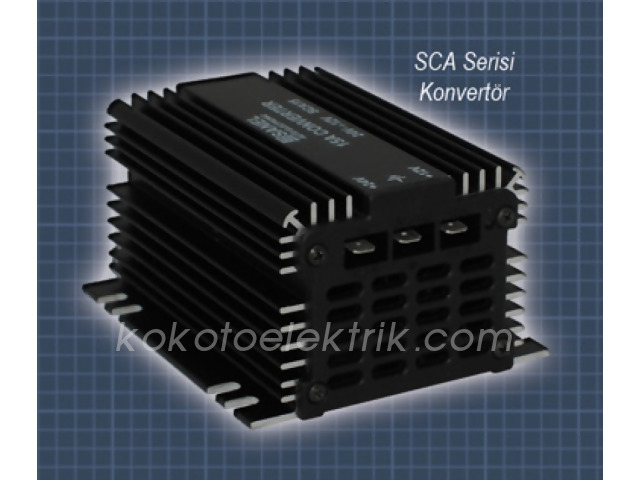 SANEL-SMC020 KONVEKTÖR 24V-12V DÜŞÜRÜCÜ  20A 240W SANEL  