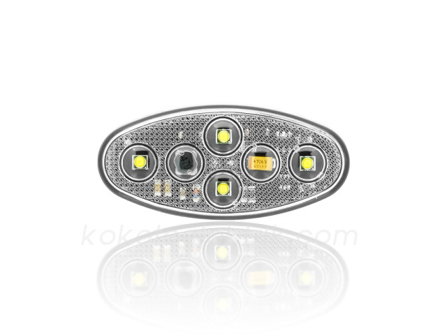 SANEL-SBE24W6 LEDLİ AYDINLATMA LAMBA 24V 6 LEDLİ ELİPS AYDINLATMA BEYAZ 